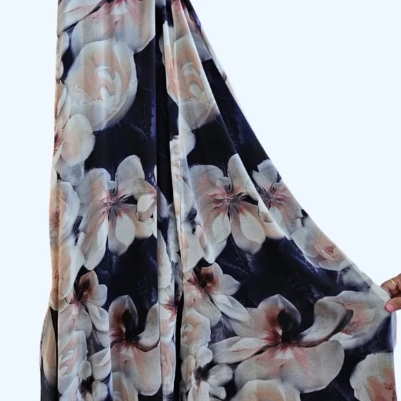 RW-Co long flowing chiffon summer dress - Picture 3 of 4